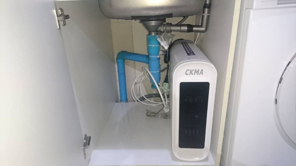 Ideo Mobi在住のM様宅でのCKMA浄水器設置後の写真