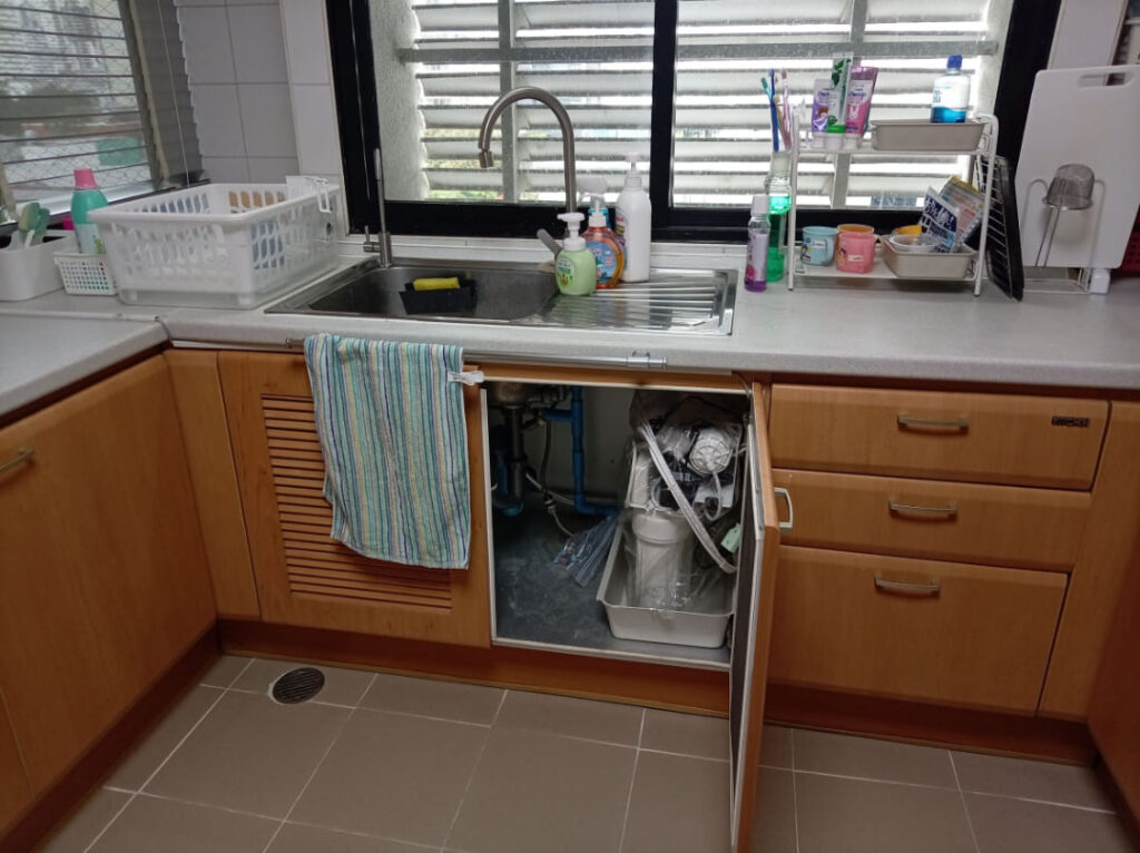 LEE HOUSE在住のT様宅でのCKMA浄水器設置後の写真