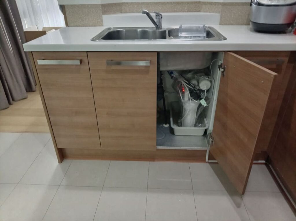 VILLA SIKHARA在住のW様宅でのCKMA浄水器設置後の写真