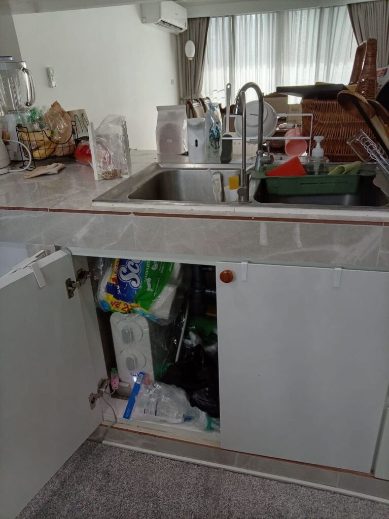 JSK MANSION在住のF様宅でのCKMA浄水器設置後の写真