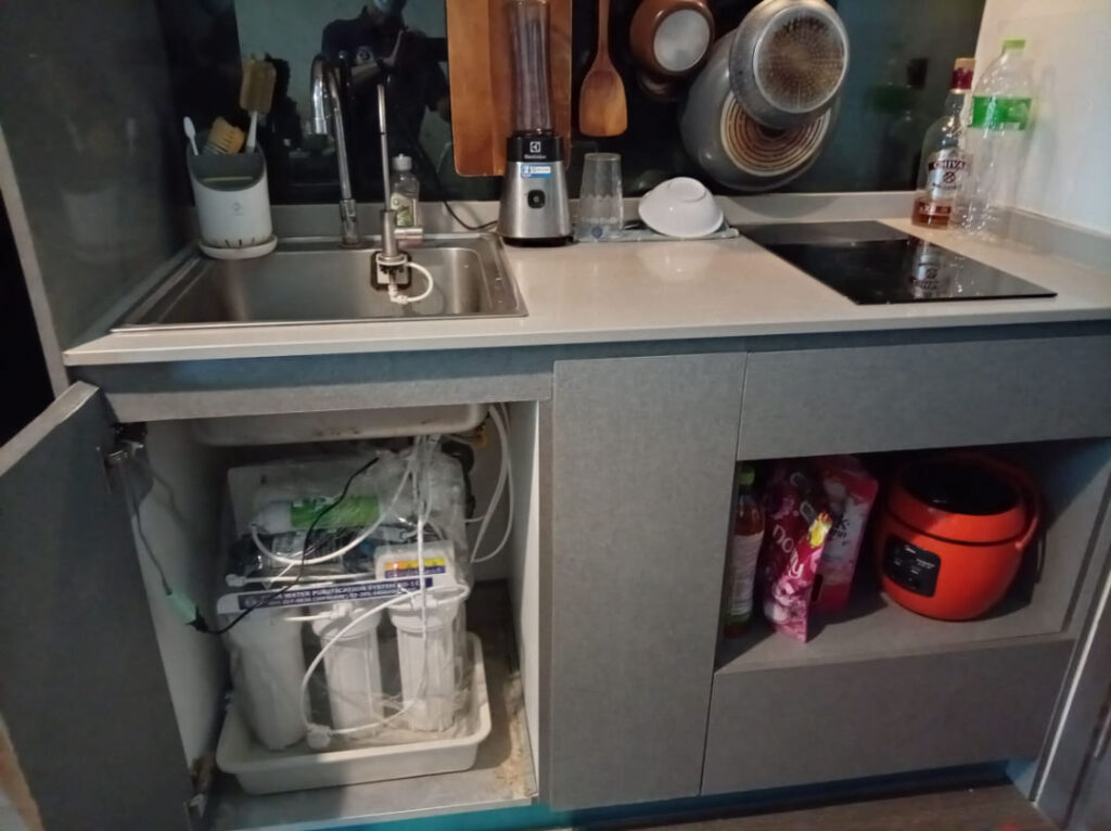 IDEO SUKHUMVIT 93在住のS様宅でのCKMA浄水器設置後の写真