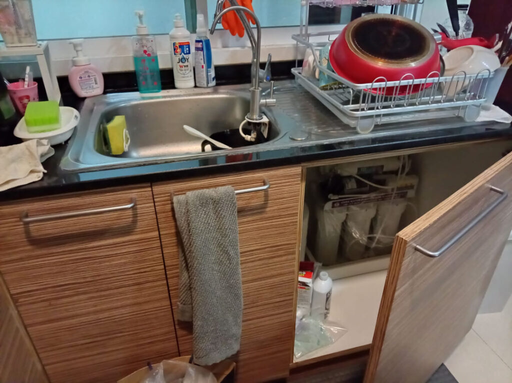 PIYATHIP PLACE在住のK様宅でのCKMA浄水器設置後の写真