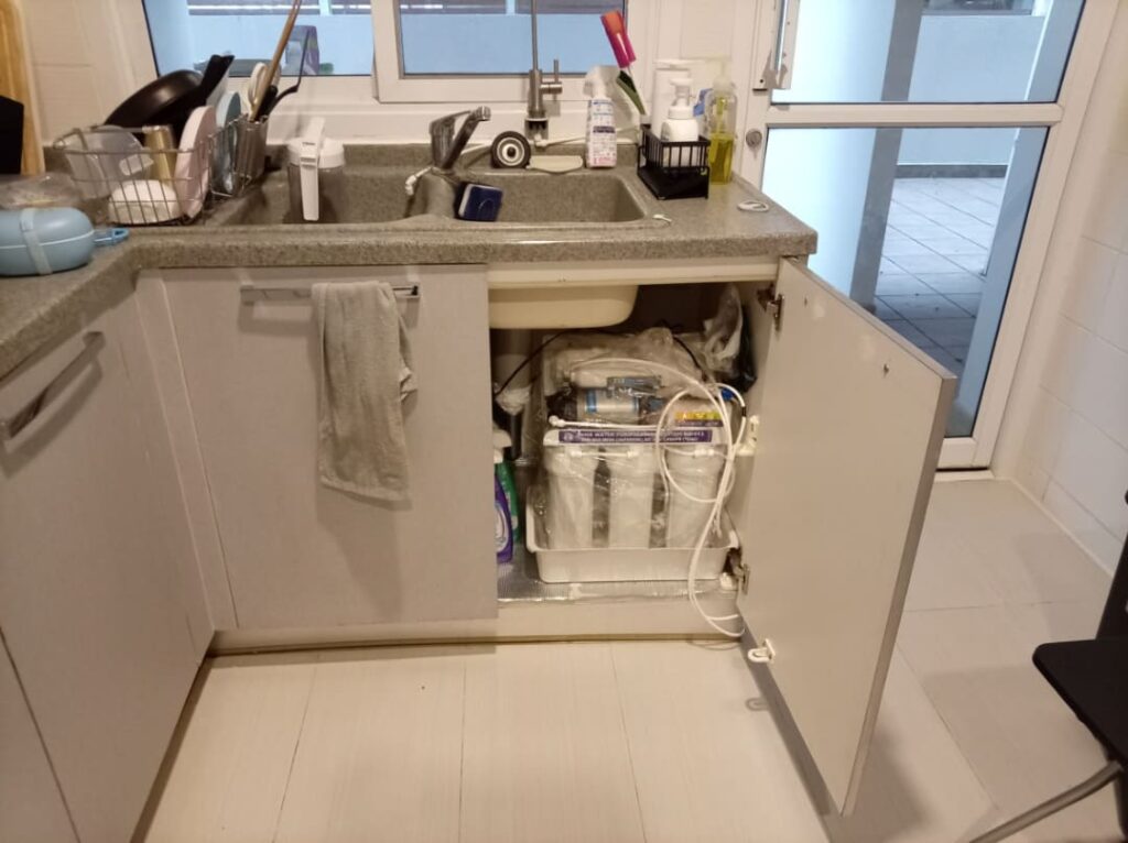 AP SUITES在住のN様宅でのCKMA浄水器設置後の写真