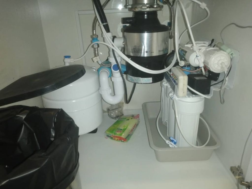 Upper Suites 23在住のM様宅でのCKMA浄水器設置後の写真