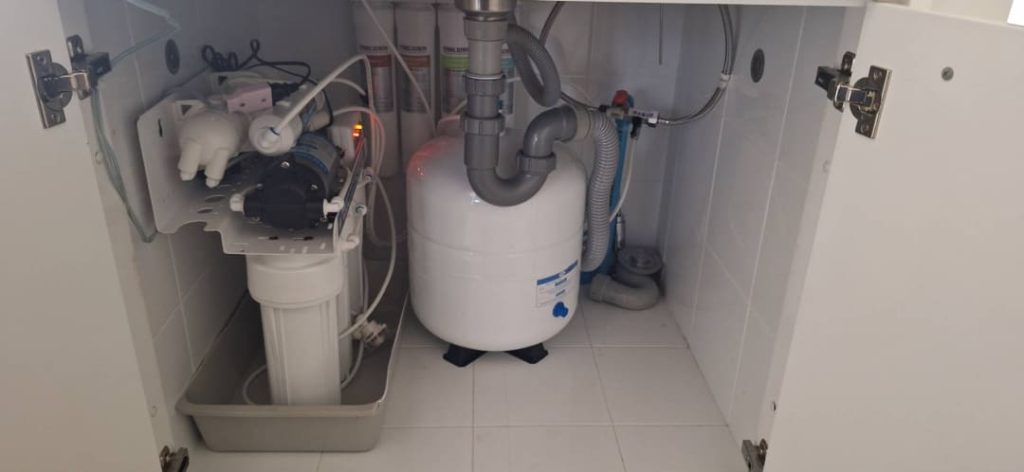 JL HOUSE在住のN様宅でのCKMA浄水器設置後の写真