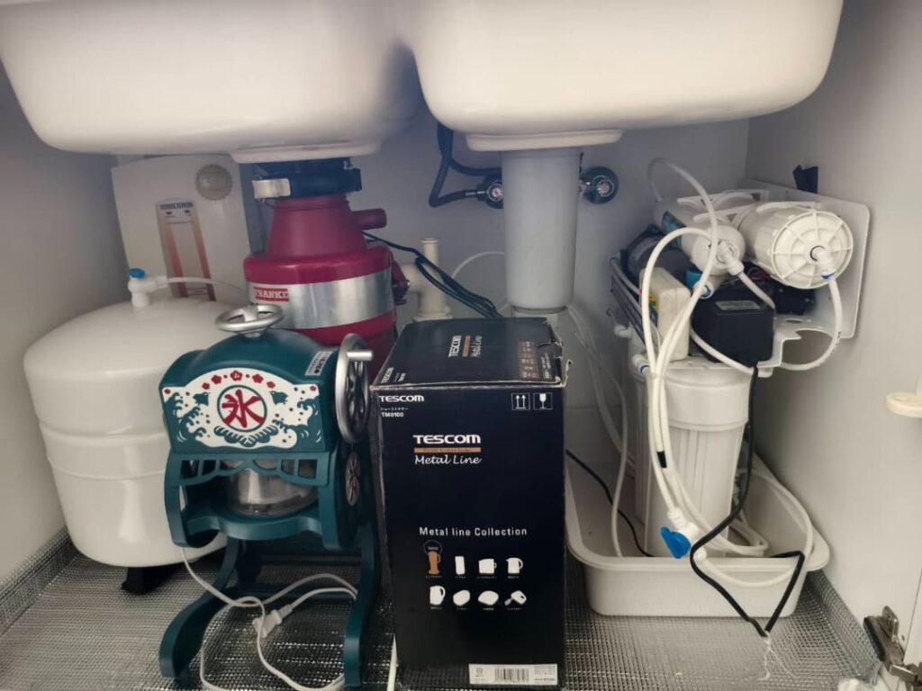 AP Suites在住のM様宅でのCKMA浄水器設置後の写真