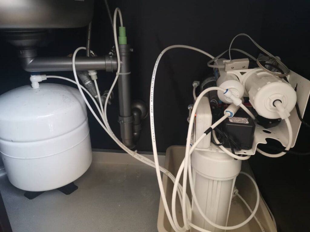 IDEO Q在住H様宅でのCKMA浄水器設置後の写真